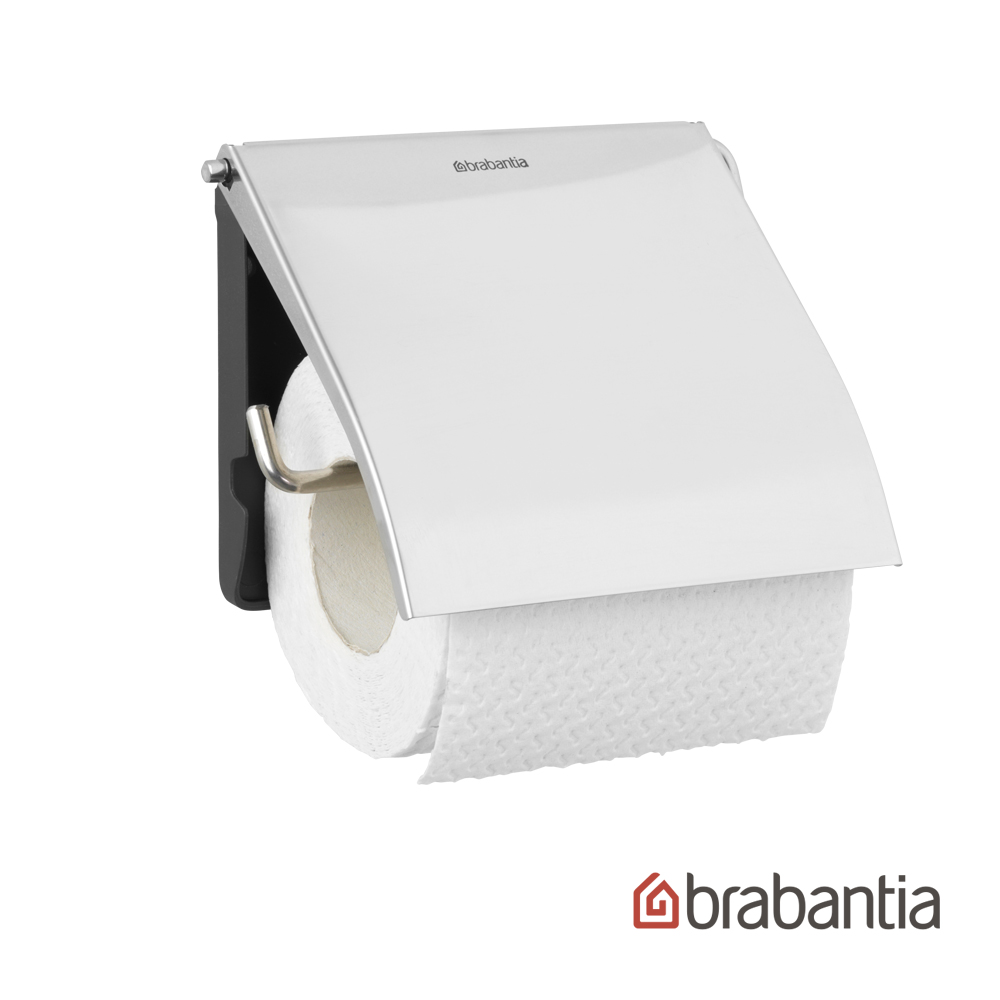 【Brabantia】廁所捲筒衛生紙架-亮面銀✿70F001